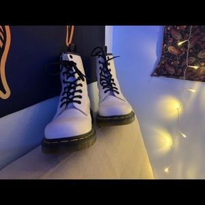 White Doc. Martens size 7